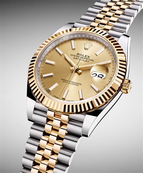 rolex datejust 41 full gold